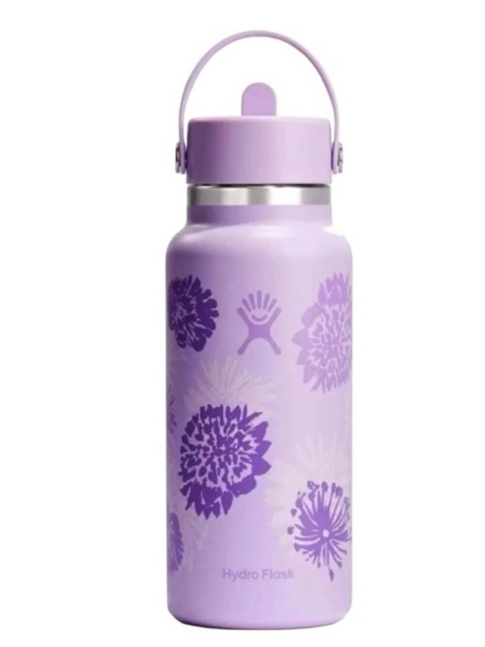 Hydro Flask 32 oz Wide Mouth Water Bottle with Flex Straw Cap Pixie NWT